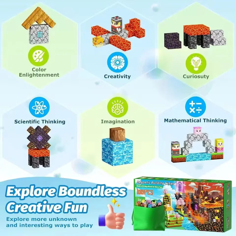 Toolario™ MagBuild - Magnetic Building Block Sets